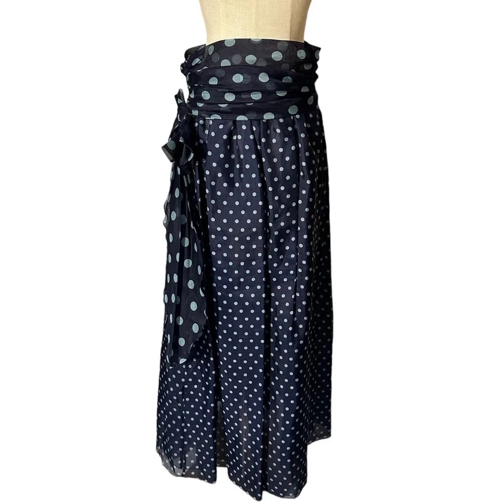 Stunning Very Rare Vintage Miss D by Oscar De La Renta Maxi Skirt with Belt - Picture 6 of 10